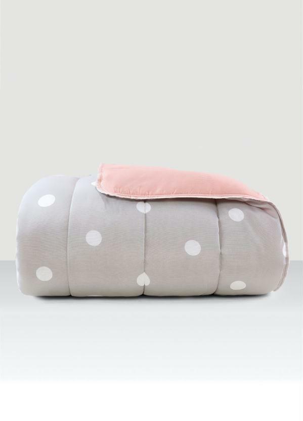 Mundo Lar - Edredom 150 Fios Cinza Solteiro 1 Peça 2