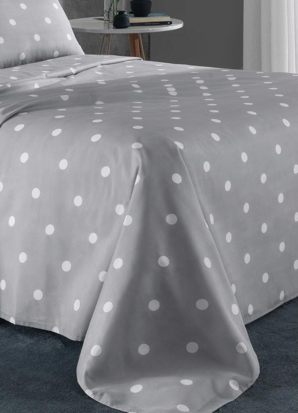 Mundo Lar - Edredom 150 Fios Cinza Solteiro 1 Peça 4