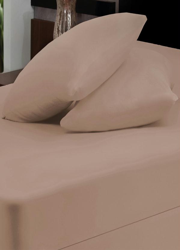 Sul Brasil - Fronha Malha Marrom 1 Peça