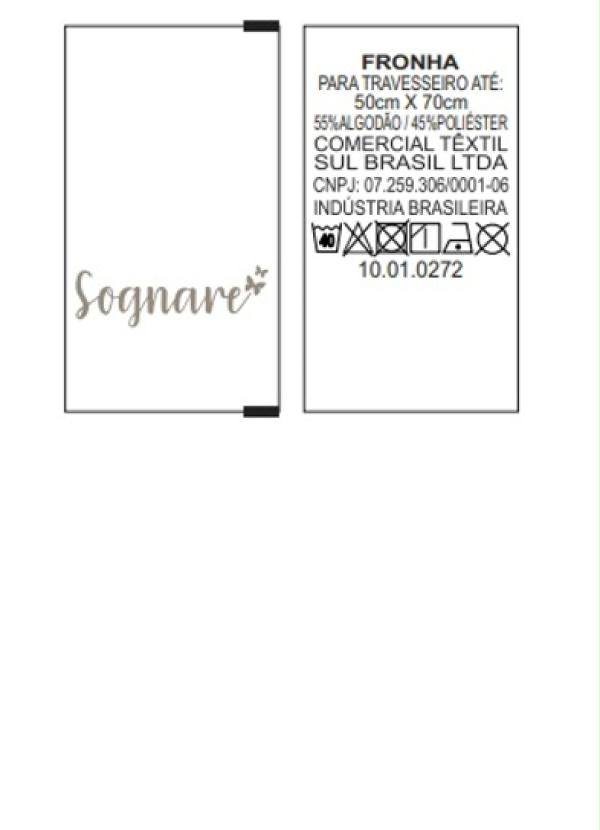 Sul Brasil - Fronha Malha Verde 1 Peça 5