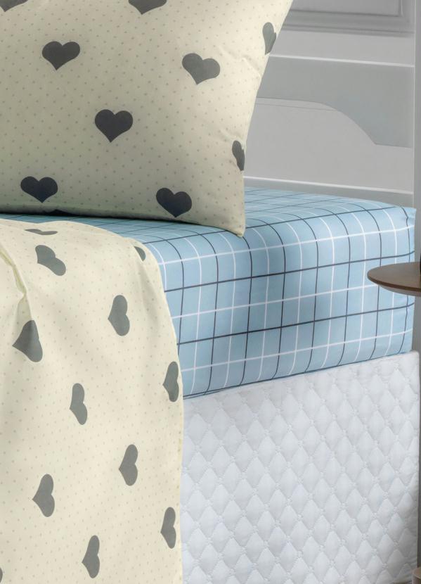 Mundo Lar - Jogo de Cama 150 Fios Bege Casal 4 Peças 5