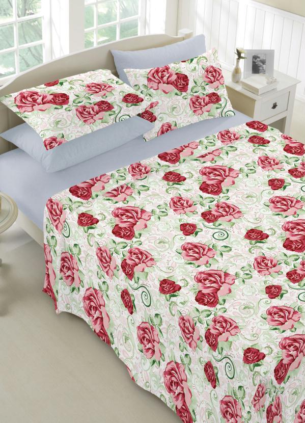 Teka - Jogo de Cama Floral Casal 3 Peças