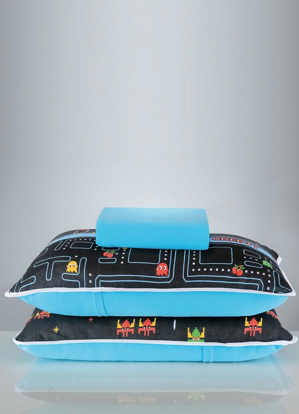 Sul Brasil - Jogo de Cama Malha Game Casal 3 Peças