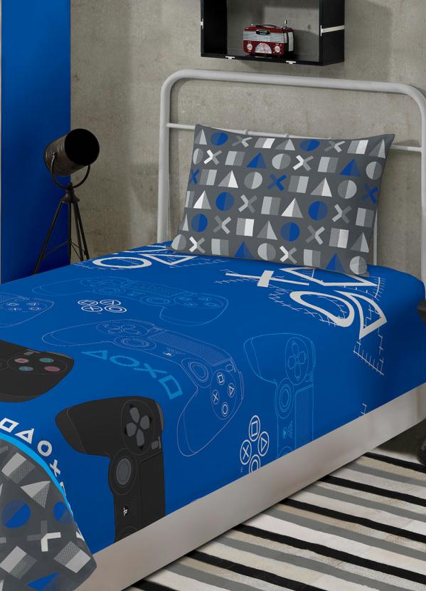 Lepper - Jogo de Cama Playstation Solteiro 2 Peças 2