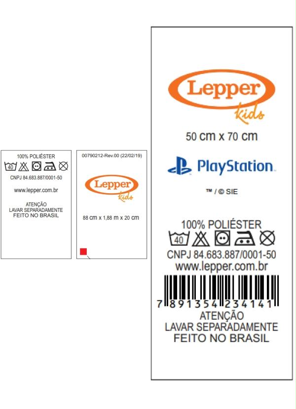Lepper - Jogo de Cama Playstation Solteiro 2 Peças 4