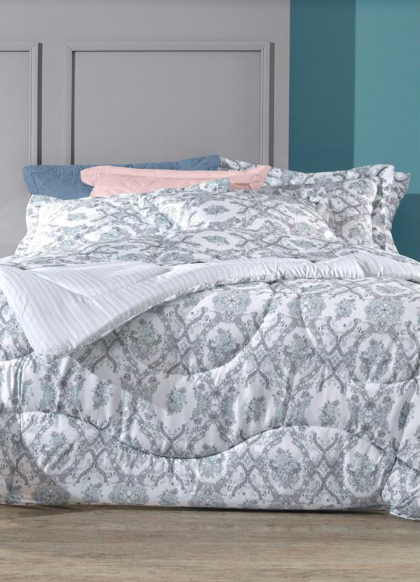 Altenburg - Jogo de Cama Branco King 3 Peças 1