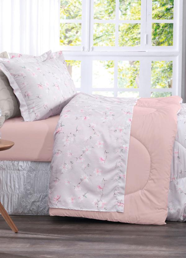 Altenburg - Jogo de Cama Floral King 3 Peças