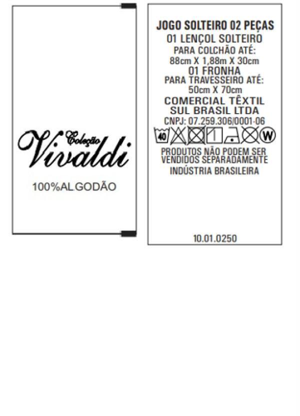 Sul Brasil - Jogo de Cama em Malha Panda Solteiro 2 Peças 2