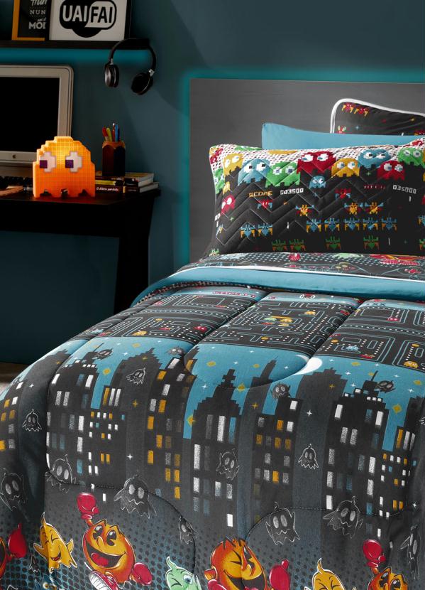 Jogo de Cama Lençol + Fronha Five Nights At Freddy's