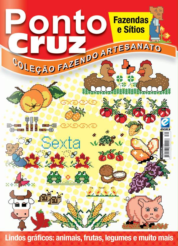 Lar e Lazer - Revista Fazendo Artesanato - Ponto Cruz