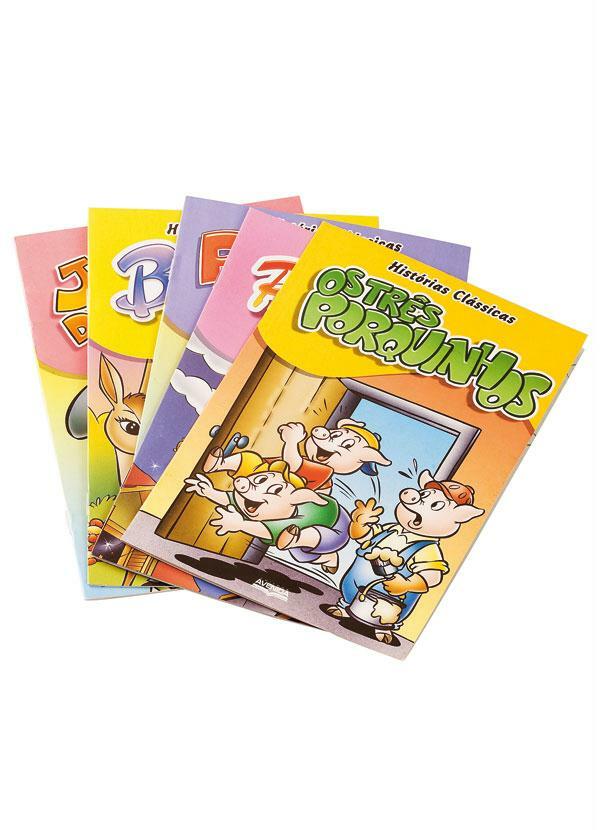 Lar e Lazer - Kit 5 Livros Histórias Clássicas