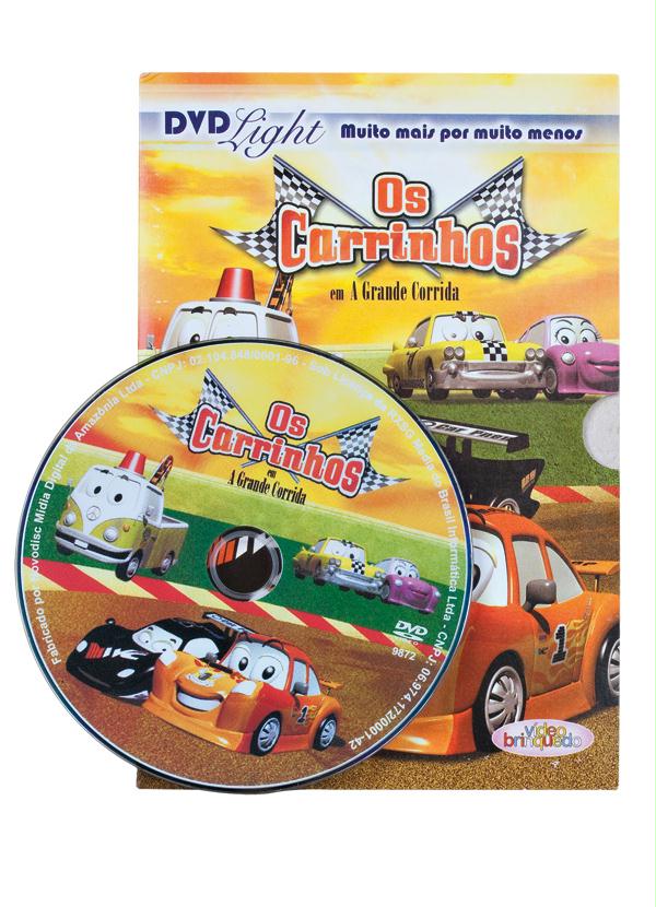 Dvd Infantil os Carrinhos Volume 1 - Lar&Lazer