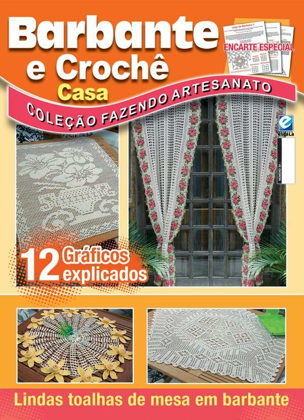 Lar e Lazer - Revista Fazendo Artesanato - Barbante e Crochê