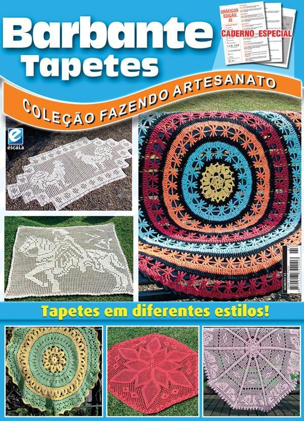 Lar e Lazer - Revista Fazendo Artesanato-Barbante Tapetes