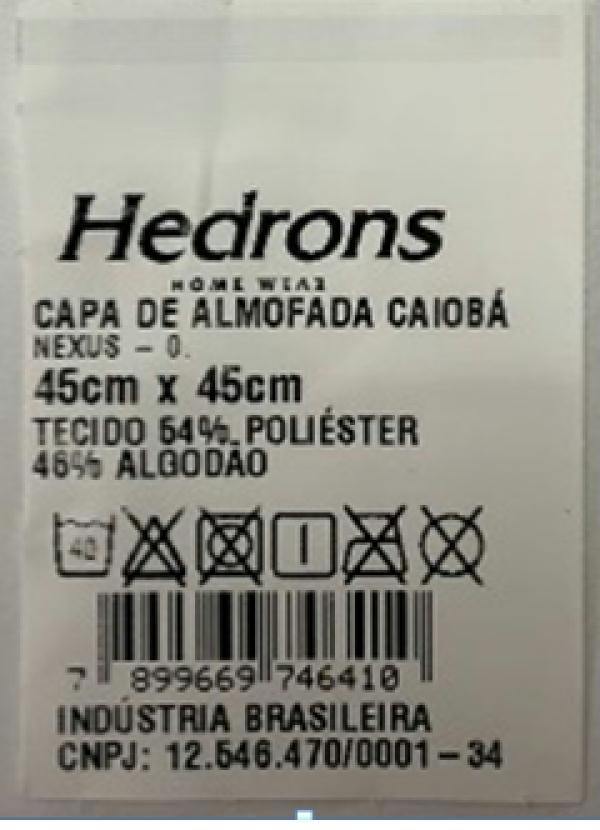 Hedrons - Capa de Almofada Bege 1 Peça 2