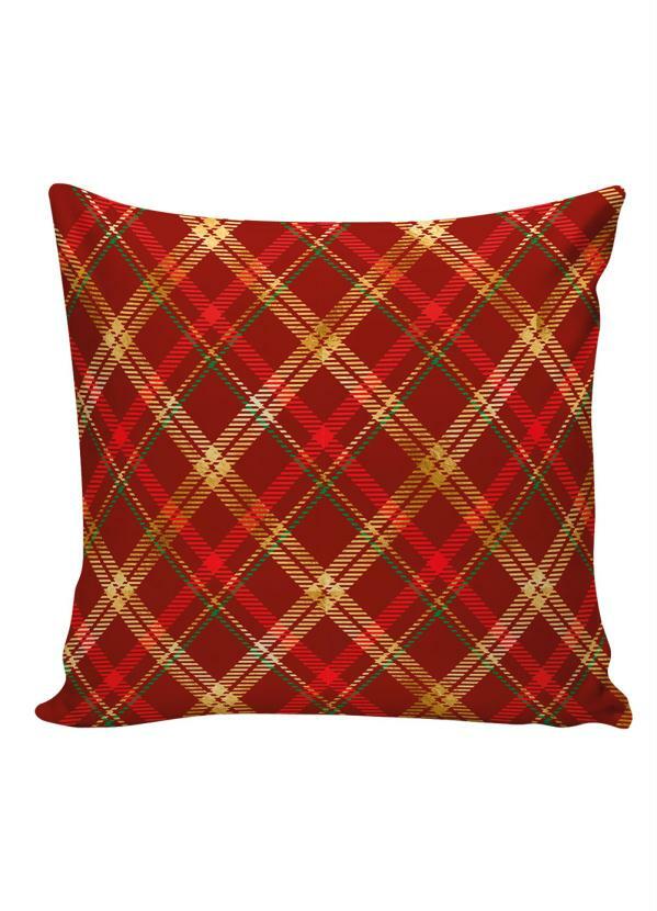 Lar e Lazer - Capa de Almofada Xadrez 1 Peça 1