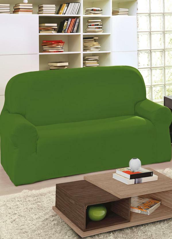 Lar e Lazer - Capa de Sofá 2 e 3 Lugares Verde 2 Peças