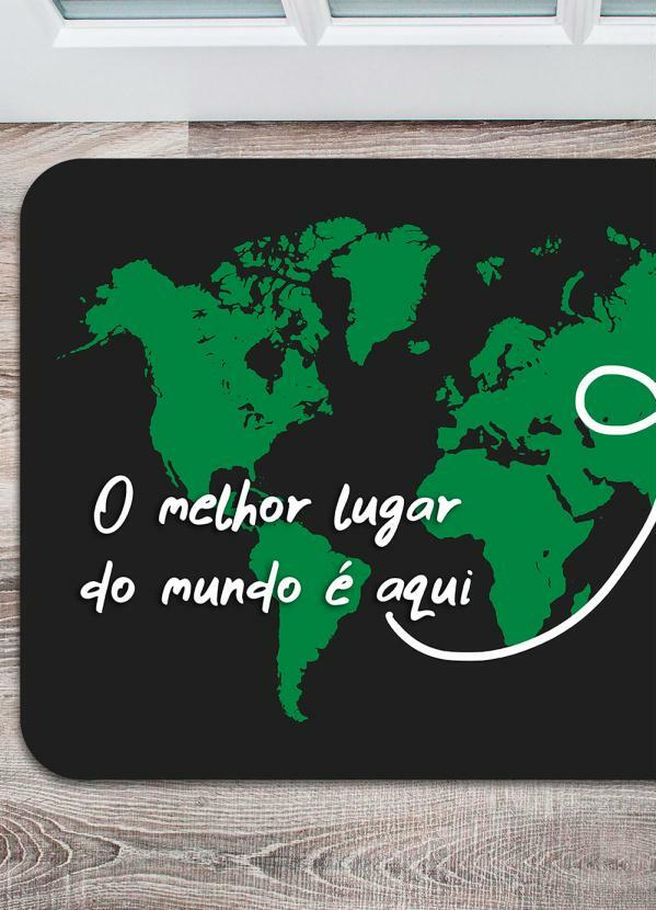 Lar e Lazer - Capacho O Melhor Lugar do Mundo 40x60 cm