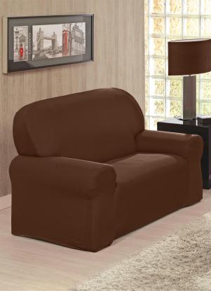 Lar e Lazer - Capa para Sofá 2 e 3 Lugares Chocolate 2 Peças - LAR E LAZER