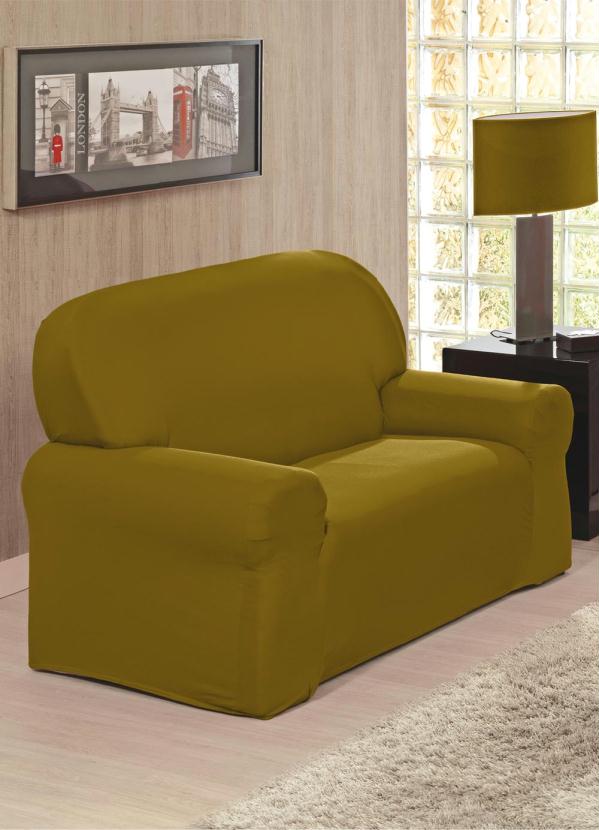 Lar e Lazer - Capa para Sofá 2 e 3 Lugares Verde 2 Peças