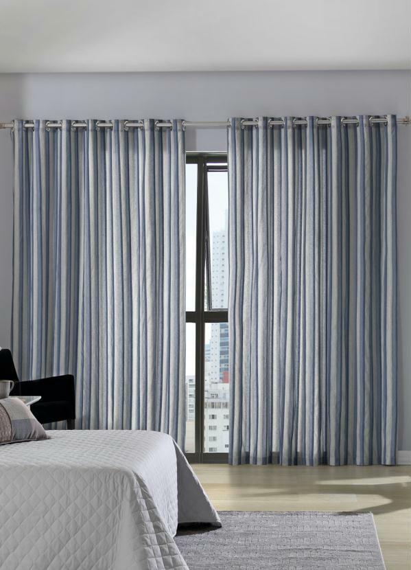 Bella Janela - Corta Luz com Forro Tecido Indigo 300x230 cm