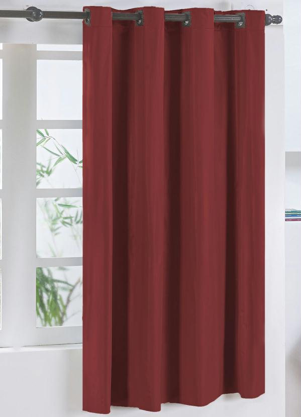 Lar e Lazer - Corta Luz Liso Vermelho 280x160 cm 2