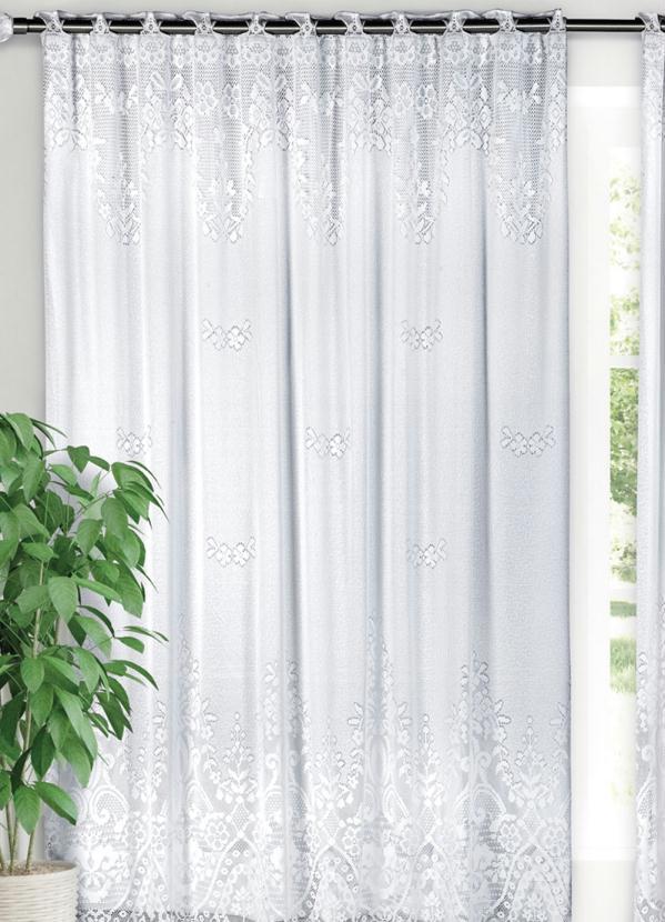 Lar e Lazer - Cortina com Forro Branca 300x180 cm 2