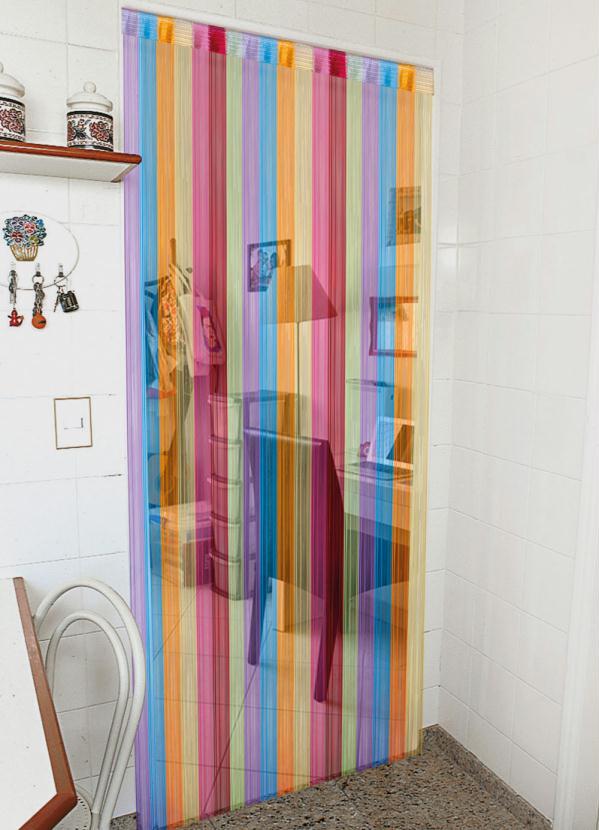 Mundo Lar - Cortina Fio Multicolor 140x280 cm