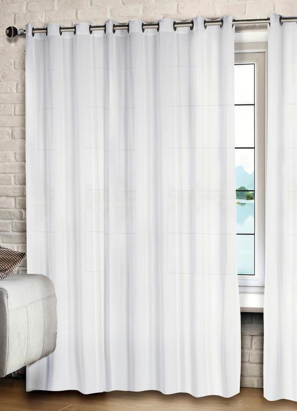 Lar e Lazer - Cortina Oxford Branca 280x220 cm