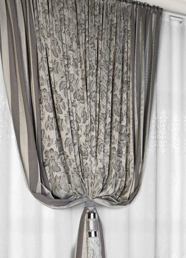 Lar e Lazer - Xale Jacquard Cinza 280x230 cm 3