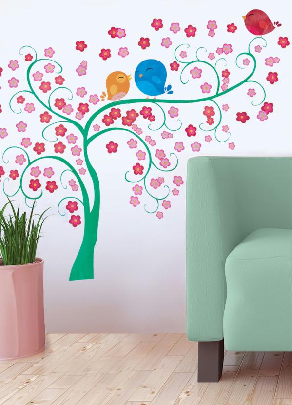 Lar e Lazer - Adesivo Decorativo Passarinho 1 Peça