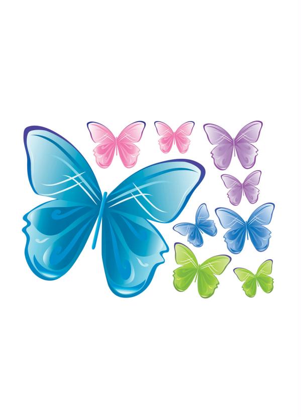 Lar e Lazer - Adesivo Borboletas 2