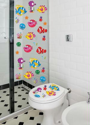 Lar e Lazer - Adesivo Decorativo Fundo do Mar - LAR E LAZER