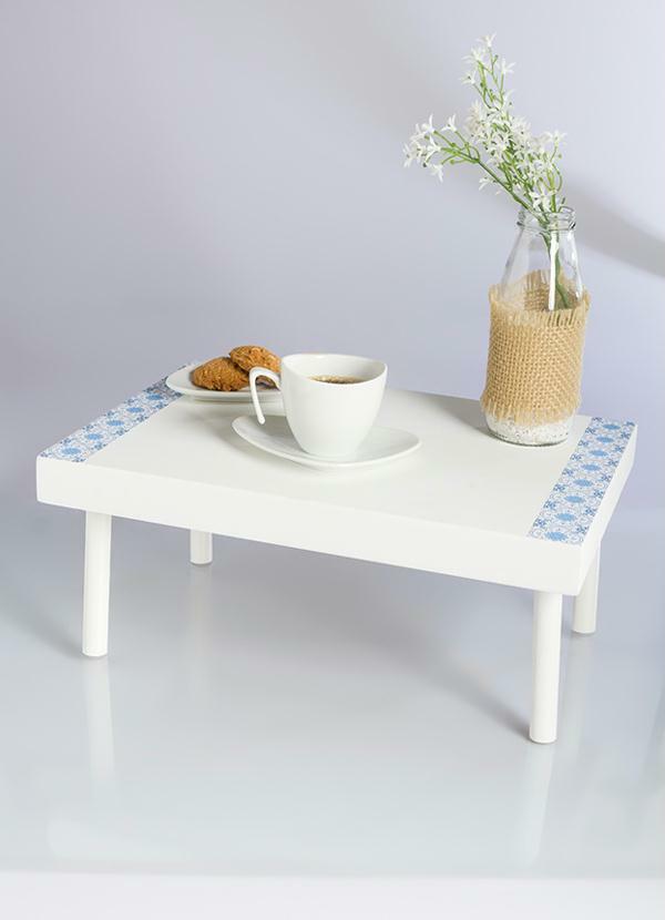 Lar e Lazer - Mesa Multiuso em Mdf 33 X 23 X 15 cm Branca