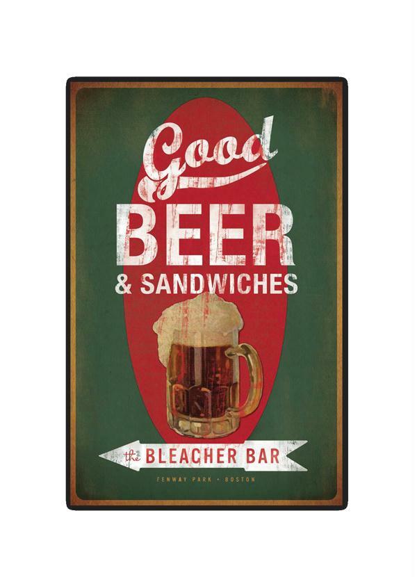 Lar e Lazer - Pôster Good Beer 19,5 X 29,5 cm Verde