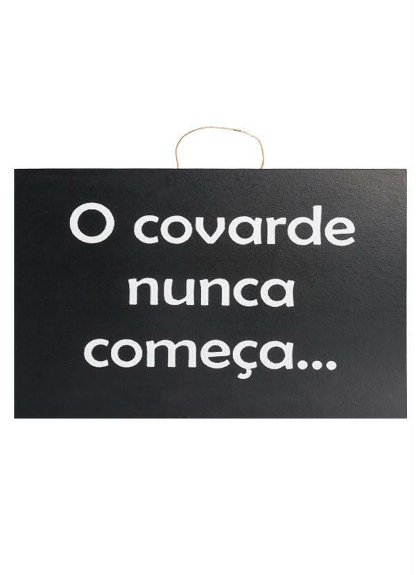 Lar e Lazer - Quadro o Covarde