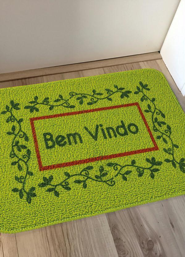 Lar e Lazer - Capacho Bem Vindo Verde