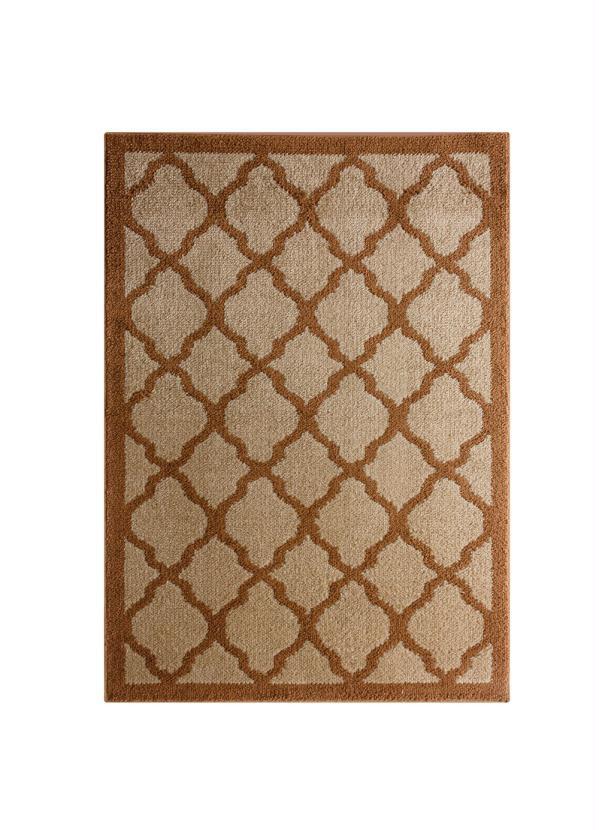 Jolitex - Tapete Antiderrapante Marrom 100x140 cm