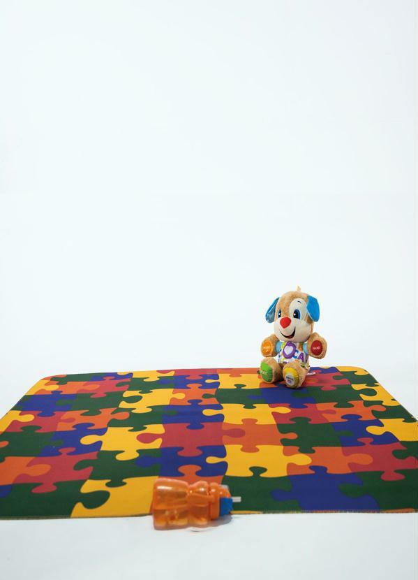 Lar e Lazer - Tapete Infantil Antiderrapante Puzzle 130x200 cm