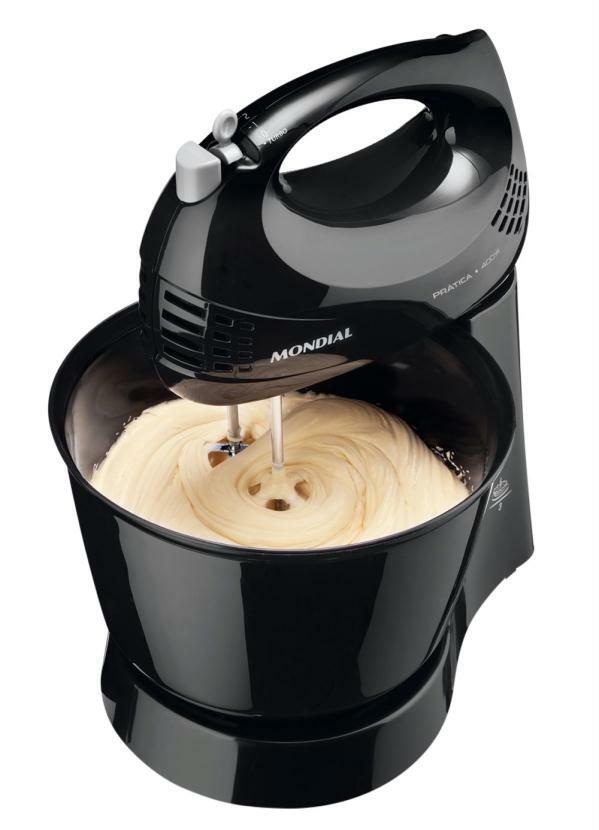 Mondial - Batedeira Prática Preta 110/127v