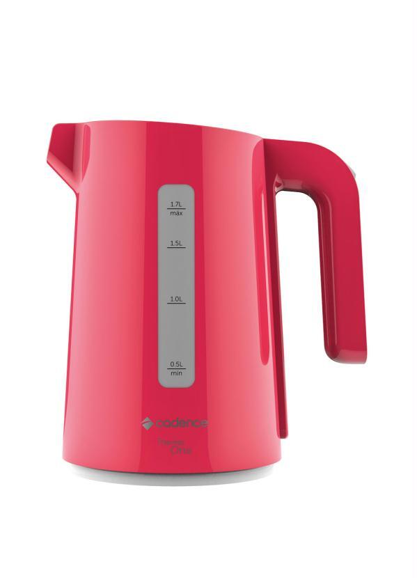 Cadence - Chaleira Elétrica Rosa 127v