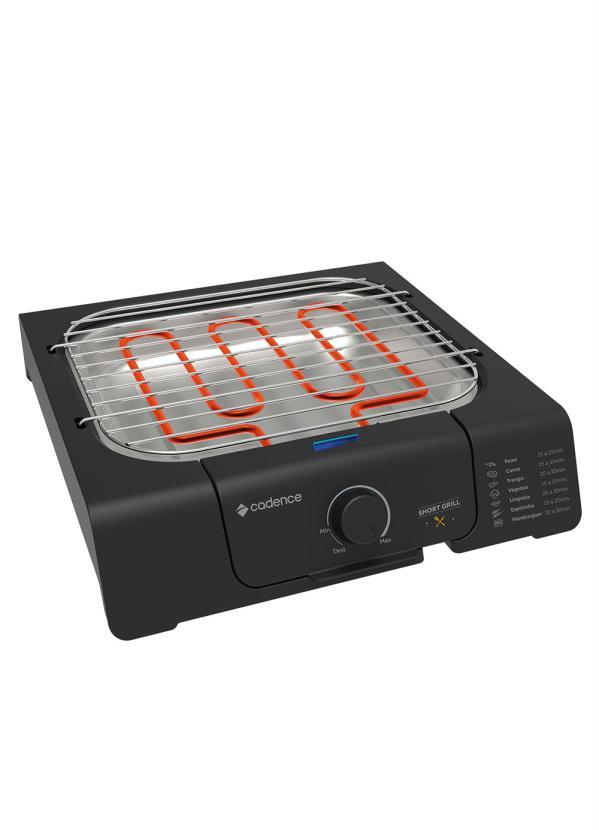 Lar e Lazer - Churrasqueira Elétrica Grill Preta 127 V