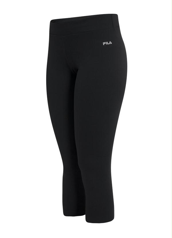 Fila - Calça Corsário Fila Life Preta