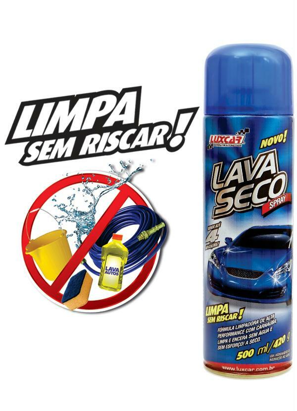 Lar e Lazer - Lava Seco Spray Luxcar 500ml