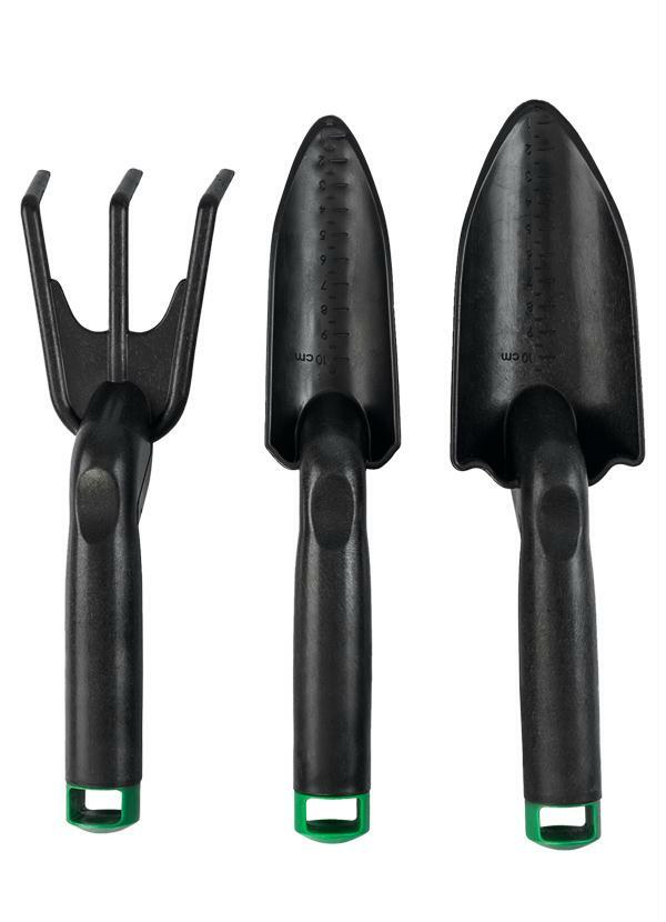 Lar e Lazer - Kit Jardinagem 3 Peças Preto