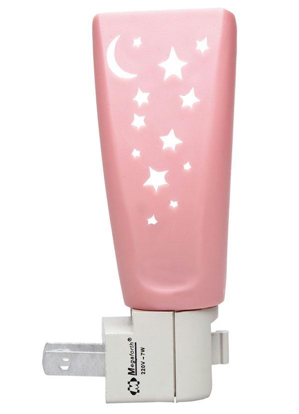 Lar e Lazer - Mini Luz com Estrelas Rosa 127 Volts
