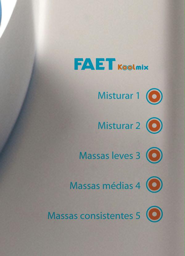 Faet - Batedeira com 5 Velocidades e Pulsar 220v 3