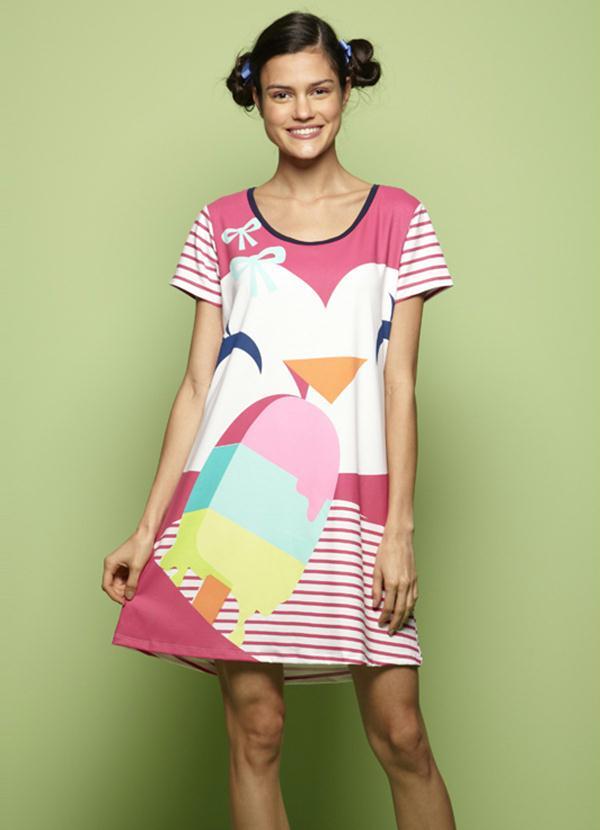 Puket - Camisetão Infantil Rosa Puket