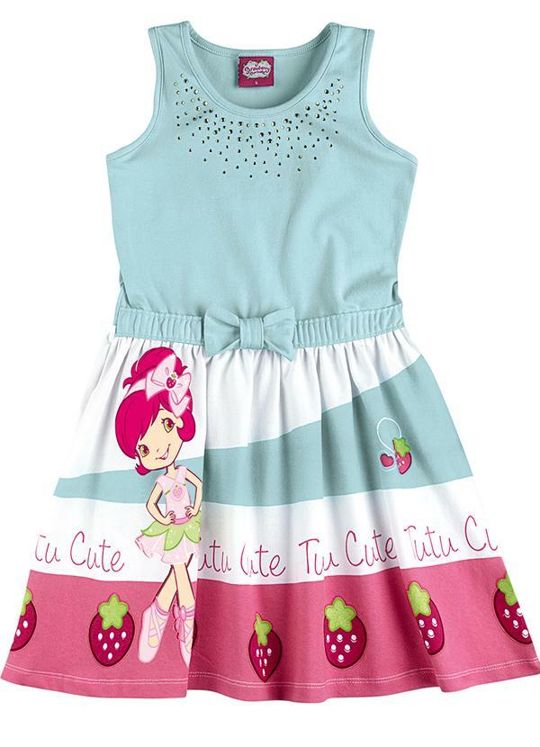 Mls-strawberry - Vestido Azul Licenciadosvestido Azul Strawberr