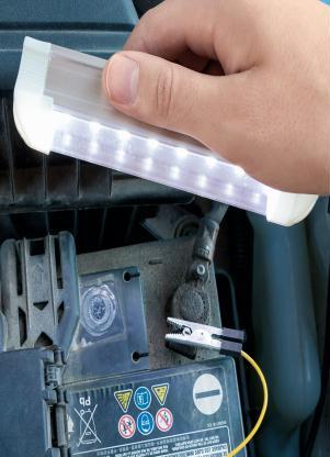 Mundo Lar - Lanterna Led para Carro Branco - MUNDO LAR